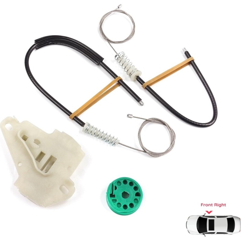 Honda City MK4 GD GE Jazz MK2 2001-2008 72210SAAJ02 İçin Ön Sağ Kapı Cam Kriko Tamir Seti