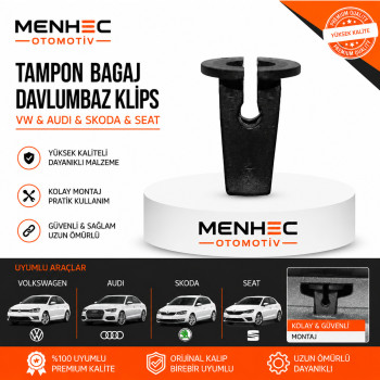 VW Audi Skoda Seat Tampon Bagaj Davlumbaz Klipsi – Kaporta & Trim Sabitleme Klipsi 100 Adet VW Audi Skoda Seat Tampon Bagaj Davlumbaz Klipsi – Kaporta & Trim Sabitleme Klipsi 100 Adet