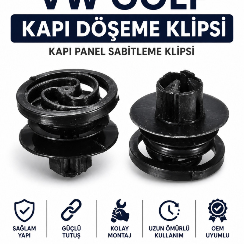 VW Golf Bora Passat Polo Seat Kapı Döşeme Klipsi Kapı Panel Sabitleme Klipsi Volkswagen Uyumlu 10 Adet VW Golf Bora Passat Polo Seat Kapı Döşeme Klipsi Kapı Panel Sabitleme Klipsi Volkswagen Uyumlu 10 Adet