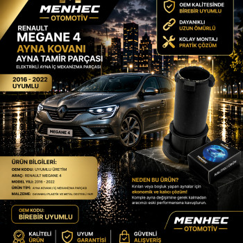 Megane 4 Ayna Kovanı Elektrikli Ayna İç Mekanizma Parçası 2016-2022