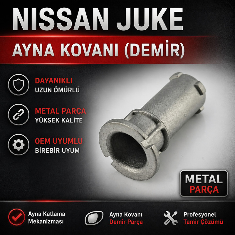 Nissan Juke Ayna Kovanı Demir Katlanır Ayna Mekanizma Parçası Metal Gövde Nissan Juke Ayna Kovanı Demir Katlanır Ayna Mekanizma Parçası Metal Gövde