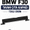 BMW 3 Serisi F30 Tavan Çıta Kapağı Tekli Port Bagaj Kapak Uyumlu