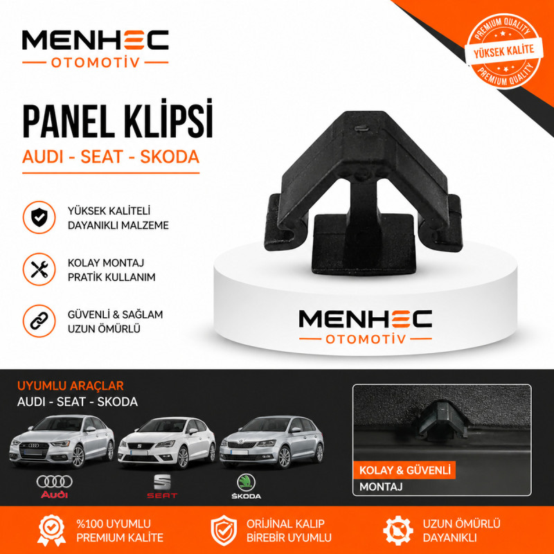 Audi Seat Skoda Panel Klipsi – Kapı Döşeme & İç Trim Sabitleme Klipsi 50 Adet Audi Seat Skoda Panel Klipsi – Kapı Döşeme & İç Trim Sabitleme Klipsi 50 Adet