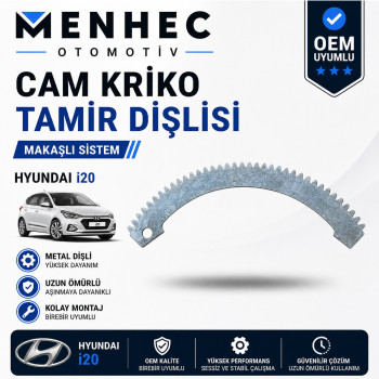 Hyundai i20 Cam Kriko Tamir Dişlisi Makaşlı Sistem Cam Mekanizma Dişlisi OEM Uyumlu