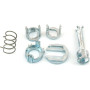 BMW 3 E46 323i 325i 328i 330i M3 1998-2007 51218244050 İçin Ön Kapı Kilidi Tamir Takımı 45 mm