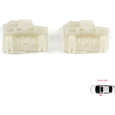 Audi A4 B5 VW Polo MK3 6N Passat B5 Skoda Superb MK1 8D0837461 İçin Ön Sol Cam Kriko Tamir Kılavuz Klipsi Audi A4 B5 VW Polo MK3 6N Passat B5 Skoda Superb MK1 8D0837461 İçin Ön Sol Cam Kriko Tamir Kılavuz Klipsi