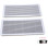 Mercedes W202 W203 W208 W209 W210 W211 W215 W219 W220 W240 W140 A2117840644 için 2 Adet Sunroof Perde Tavan Havalandırma Izgarası GRİ