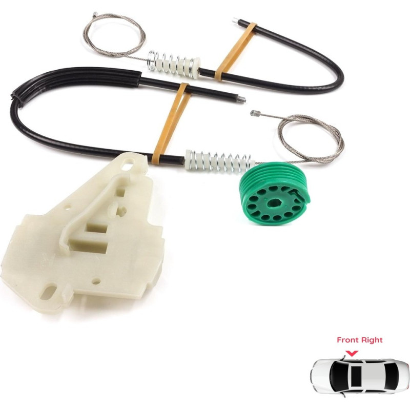 Honda City MK4 GD GE Jazz MK2 2001-2008 72210SAAJ02 İçin Ön Sağ Kapı Cam Kriko Tamir Seti