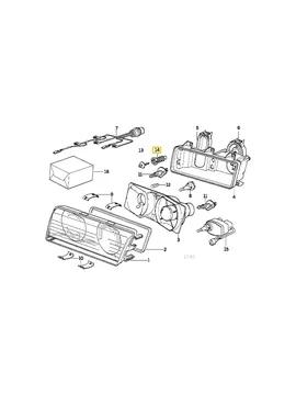 BMW 3 E36 6 E63 E64 Z3 63121387026 için 2 Adet Ön Far Ayar Vida Somun Klipsi, fotoğraf 2