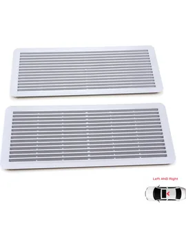 Mercedes W202 W203 W208 W209 W210 W211 W215 W219 W220 W240 W140 A2117840644 için 2 Adet Sunroof Perde Tavan Havalandırma Izgarası GRİ