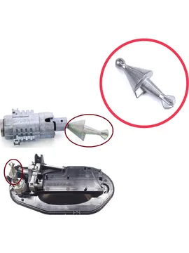 BMW 5 Series E60 E61 2003-2010 51217191917 51217127798 İçin Ön Kapı Kilidi Tamir Silindiri