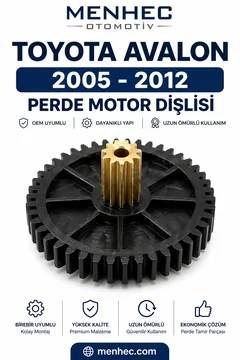 Toyota Avalon 2005-2012 Arka Perde Motor Dişlisi Cam Güneşlik Perde Tamir Parçası
