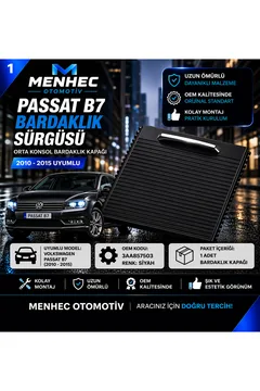 Passat B7 Bardaklık Kapağı Sürgülü Kapak Orta Konsol Siyah 3AA857503 2011-2015