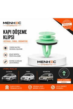 Skoda Octavia Fabia Roomster Kapı Döşeme Klipsi – İç Trim Panel Sabitleme Klipsi 10 Adet