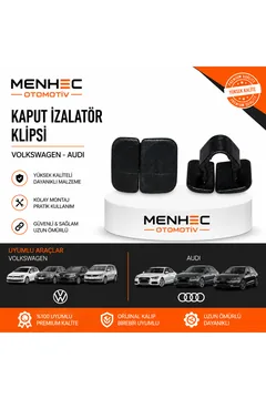 Volkswagen Audi Kaput İzolatör Klipsi – Motor Kaput Yalıtım Sabitleme Klipsi 10 Adet