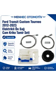 Ford Transit Custom Tourneo Ön Sağ Cam Kriko Tamir Seti 2012-2023 Elektrikli Cam Mekanizması
