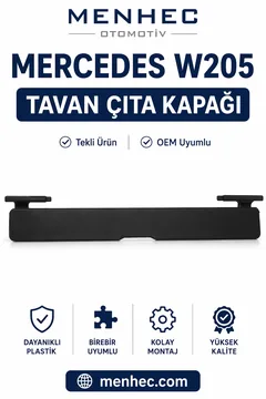 Mercedes W205 Tavan Çıta Kapağı Tekli Port Bagaj Bağlantı Kapağı