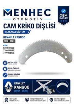 Renault Kangoo Cam Kriko Dişlisi Makaşlı Sistem 1997-2003 OEM 8200188553 7700838153 7700838155