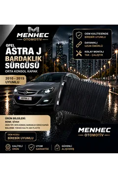 Opel Astra J Bardaklık Kapağı Sürgülü Kapak Orta Konsol Siyah 2010-2015