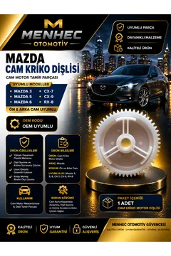Mazda 3 5 6 CX-7 CX-9 RX-8 Cam Kriko Motor Dişlisi Ön Arka Uyumlu Tamir Parçası