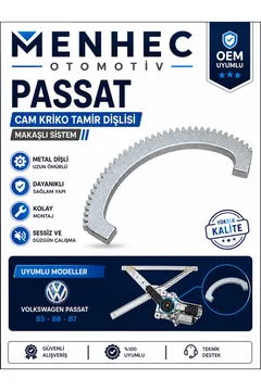 VW Passat Cam Kriko Tamir Dişlisi Makaşlı Sistem Cam Mekanizma Dişlisi OEM Uyumlu