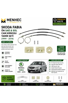 Skoda Fabia 1999-2014 Ön Sağ Sol Cam Krikosu Tamir Seti