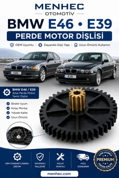BMW E46 E39 Arka Perde Motor Dişlisi Cam Perde Tamir Dişlisi OEM Uyumlu