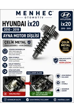 Hyundai ix20 2010-2019 Katlanır Ayna Motor Dişlisi Metal Ayna Tamir Dişlisi